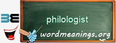 WordMeaning blackboard for philologist